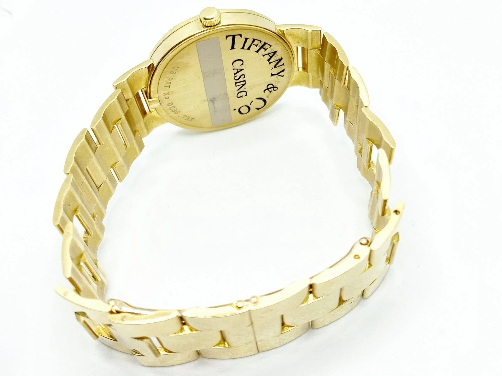 Tiffany & Co. Atlas 18k Yellow Gold Watch 33mm 8.3